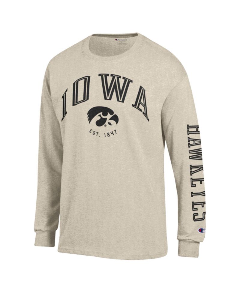 Men's Iowa Hawkeyes Neutral Arch Long-Sleeve Classic-Fit T-Shirt