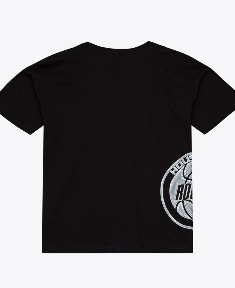 Men's Black Houston Rockets Chrome Heritage T-Shirt