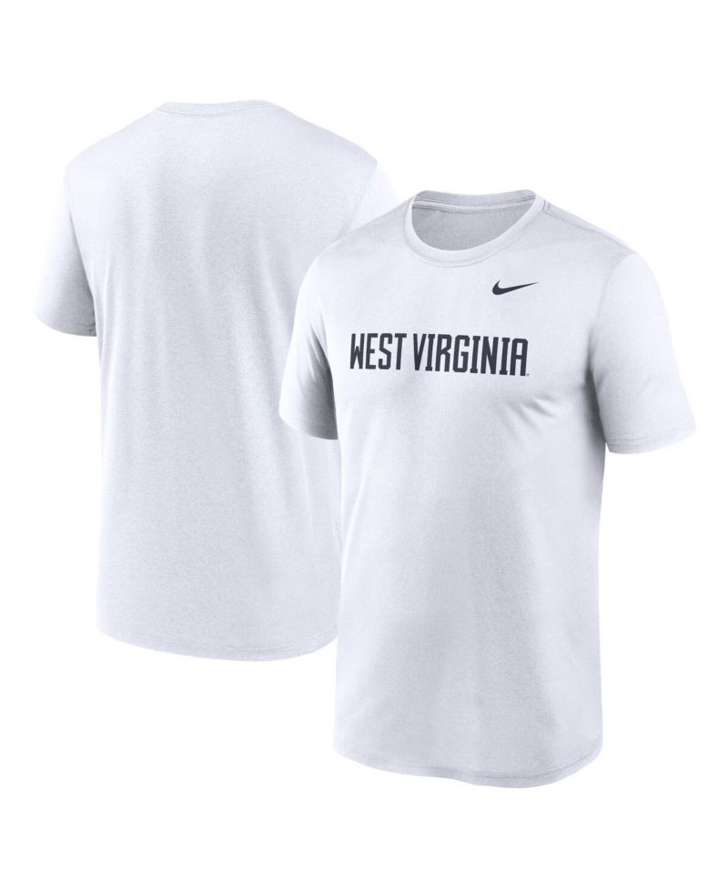 Men's White West Virginia Mountaineers Primetime Legend Wordmark T-Shirt