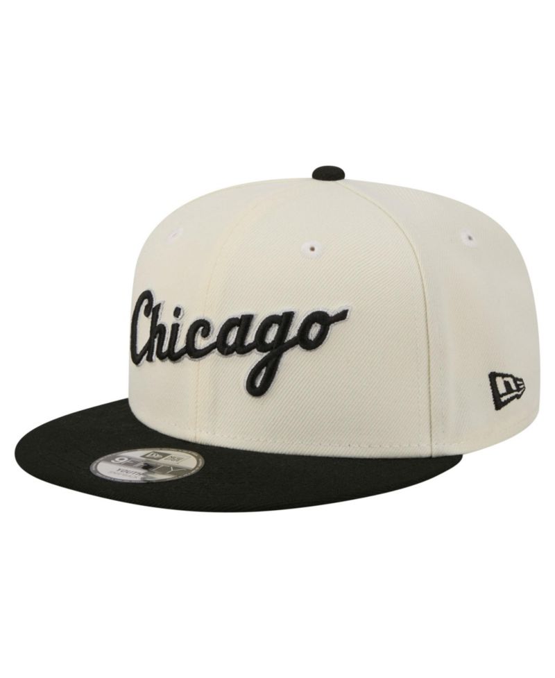 Big Boys and Girls White Chicago White Sox Two-Tone 9FIFTY Snapback Hat
