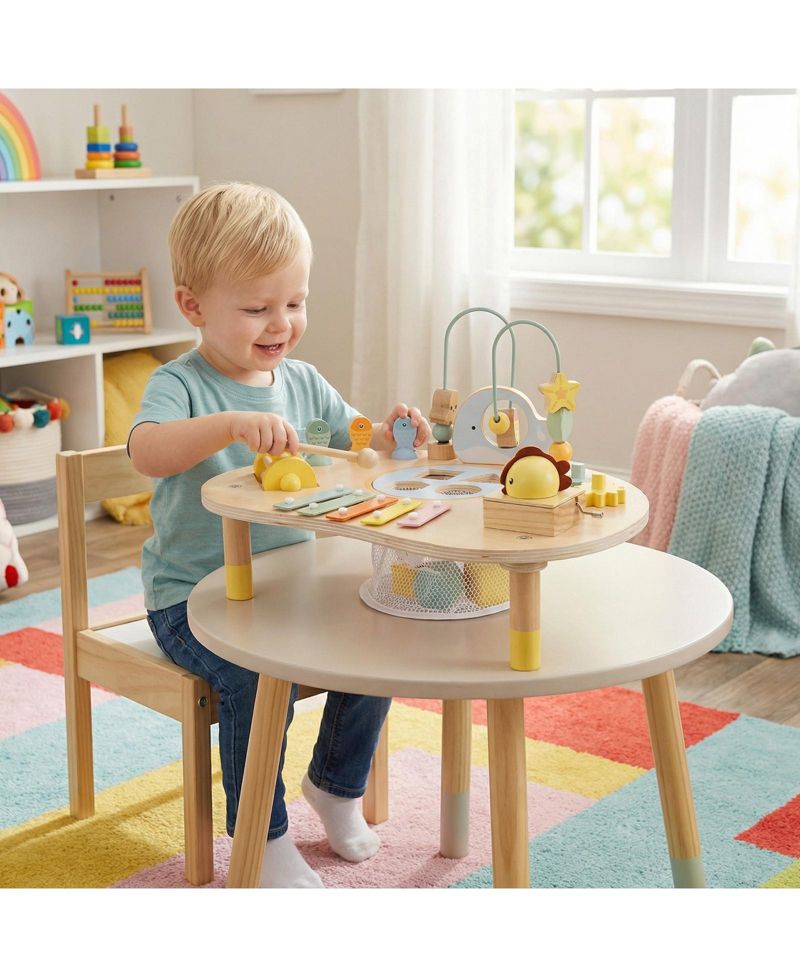 7-in-1 Montessori Wooden Activity Table, 12 Months+
