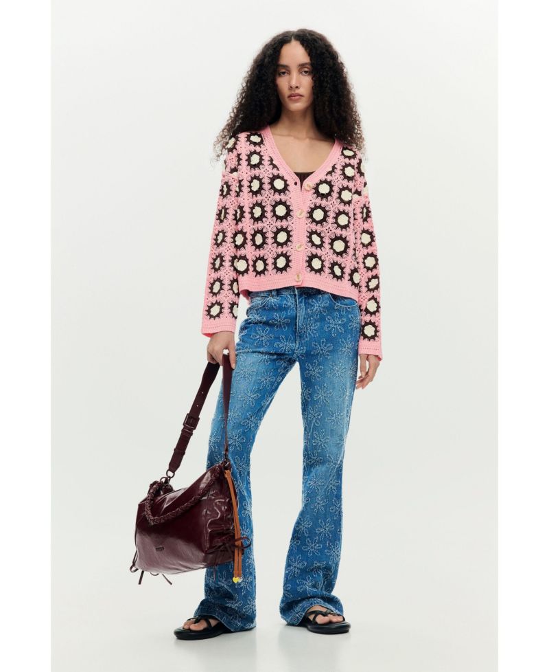 Women's crochet cardigan