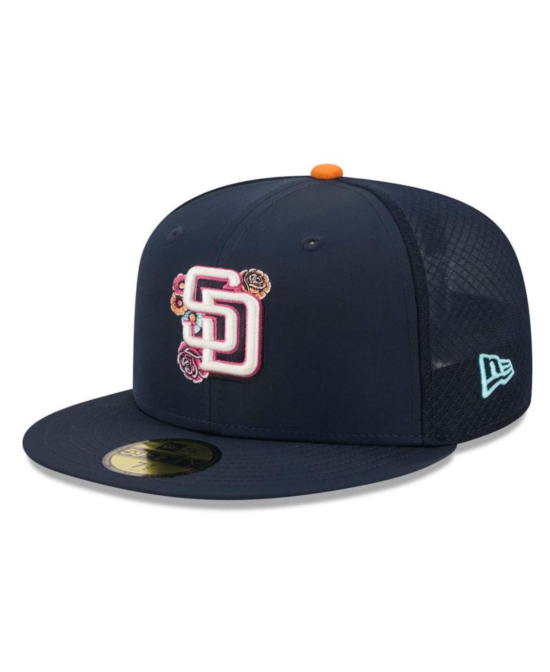 Men's Cream/Navy San Diego Padres 2026 City Connect Batting Practice 59FIFTY Fitted Hat