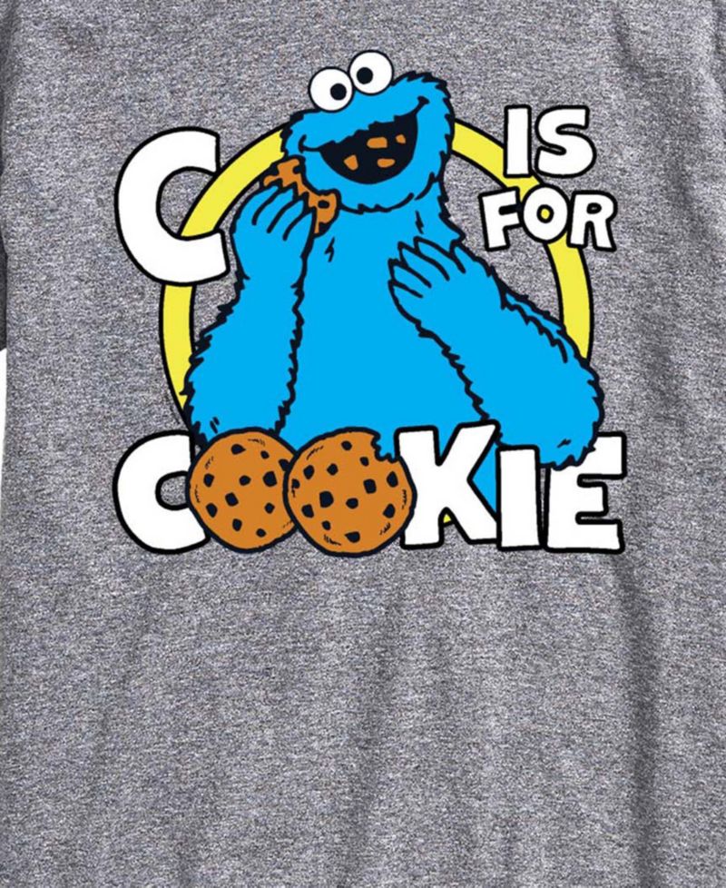 Men's Sesame Street Cookie Monster Short-Sleeve Graphic T-Shirt