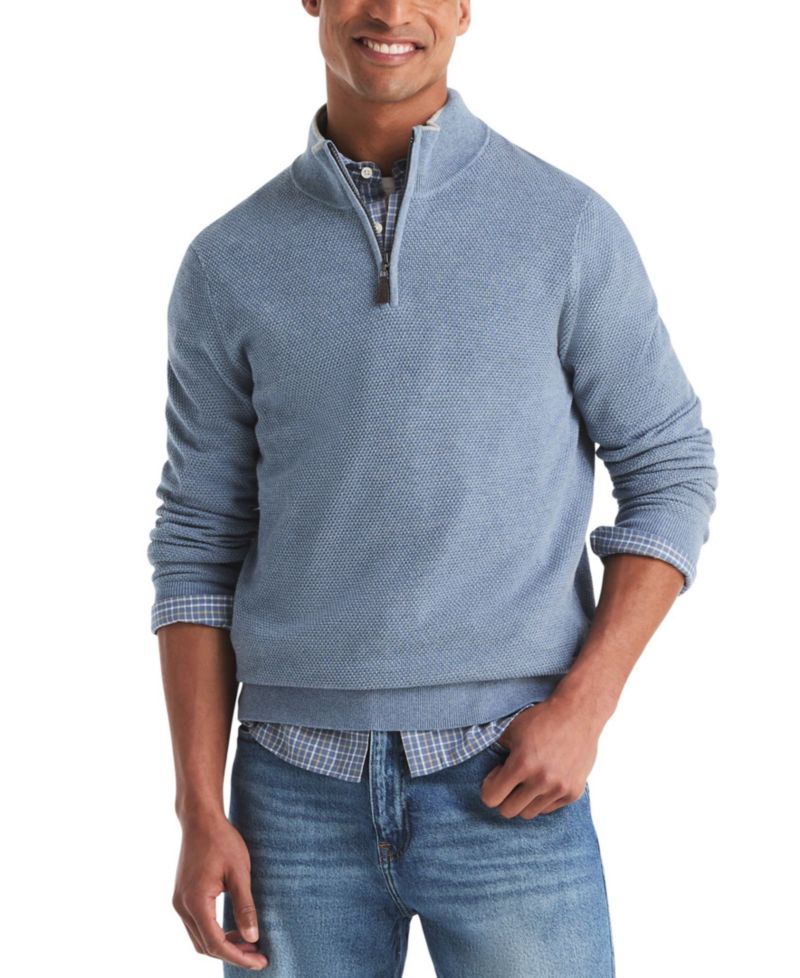 Men's Navtech Classic-Fit Solid Quarter Zip Sweater