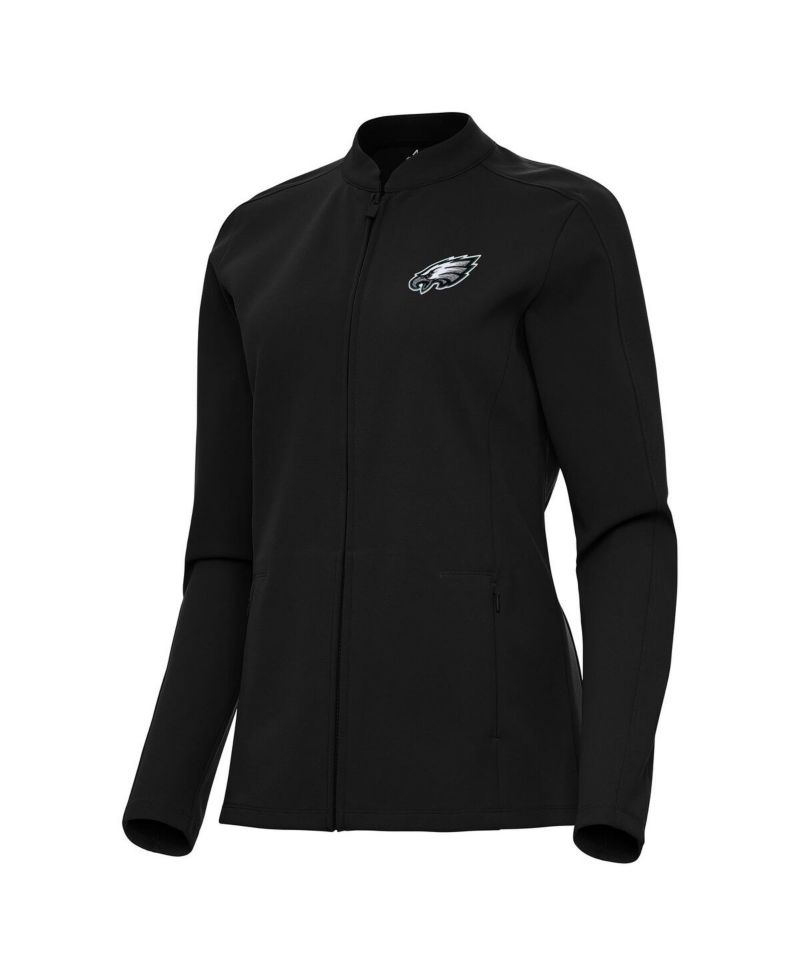 Women's Black Philadelphia Eagles Regard Full-Zip Jacket