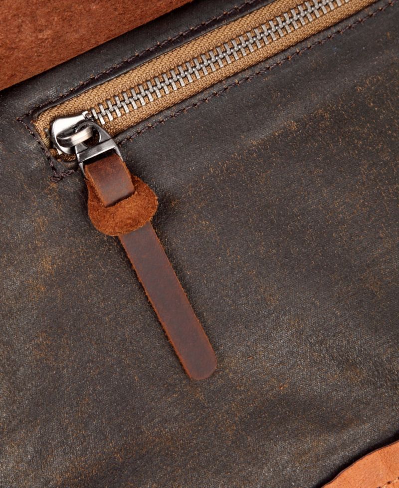 Tapa Canvas Satchel Bag