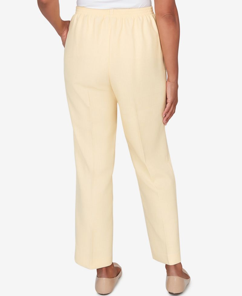 Women's Al Fresco Tailored Flat Front Slant Pocket Pant