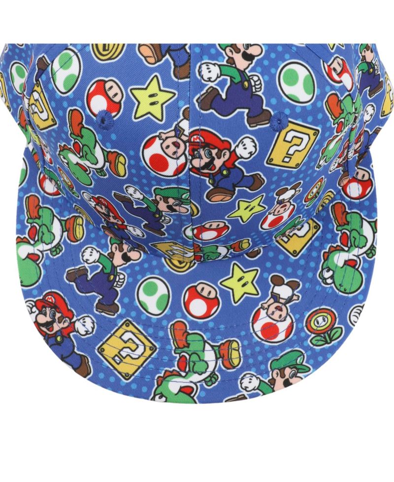 Men's Bros Characters and Items All-Over Print