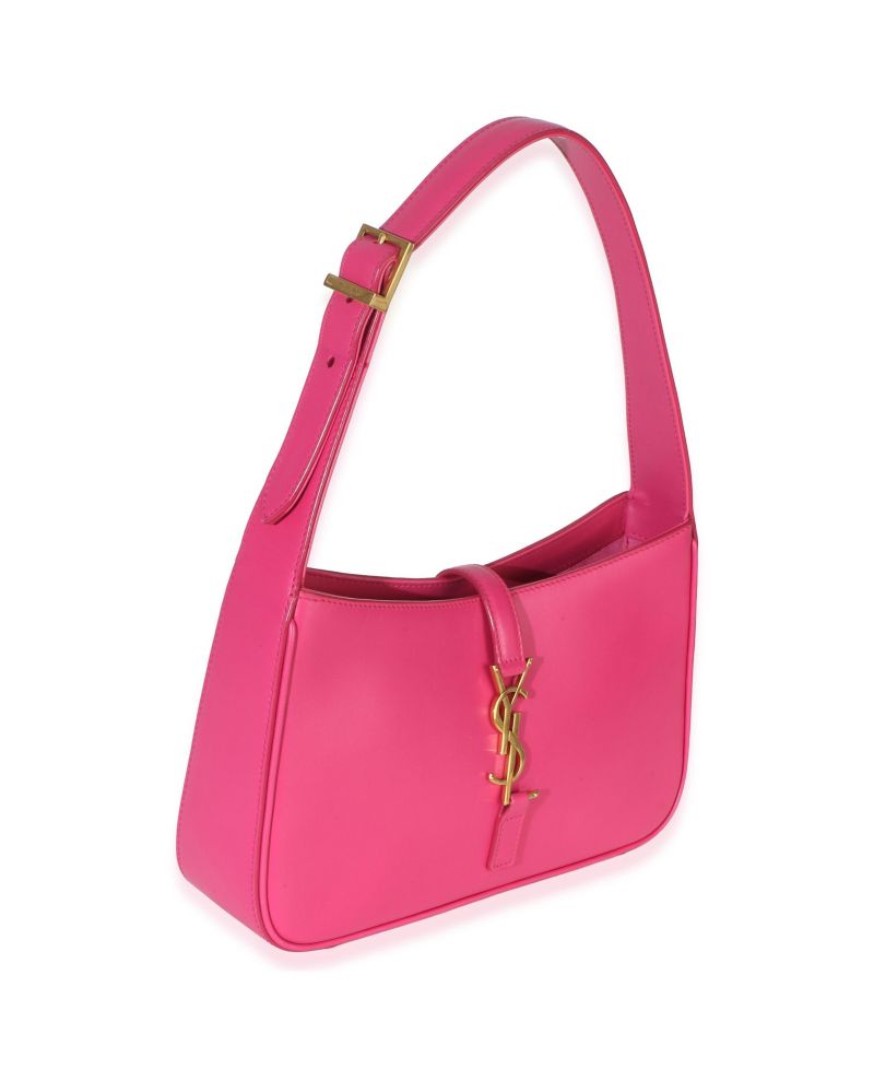Pink Smooth Calfskin Le 5 7 Small Hobo