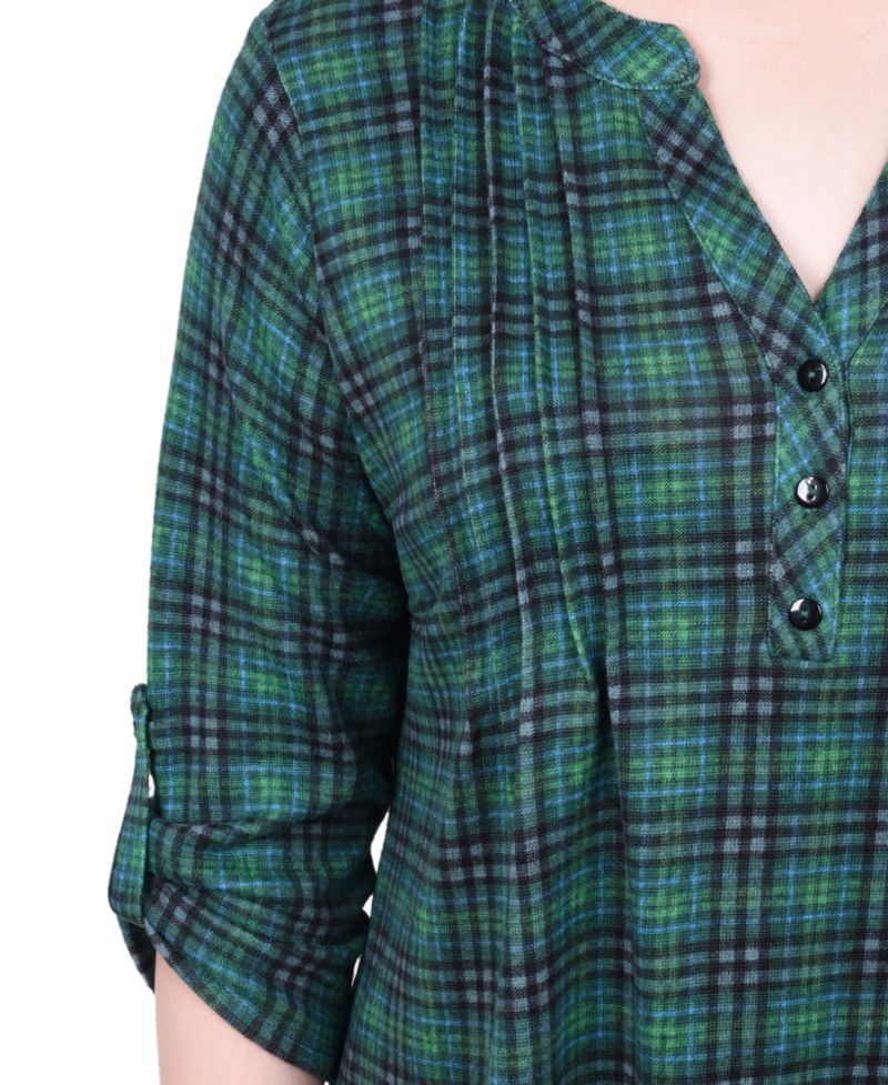 Women's 3/4 Roll Sleeve Top