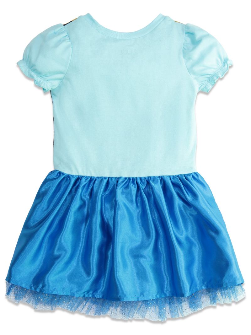 Toddler Girls Princess Anna Cosplay Hooded Dress