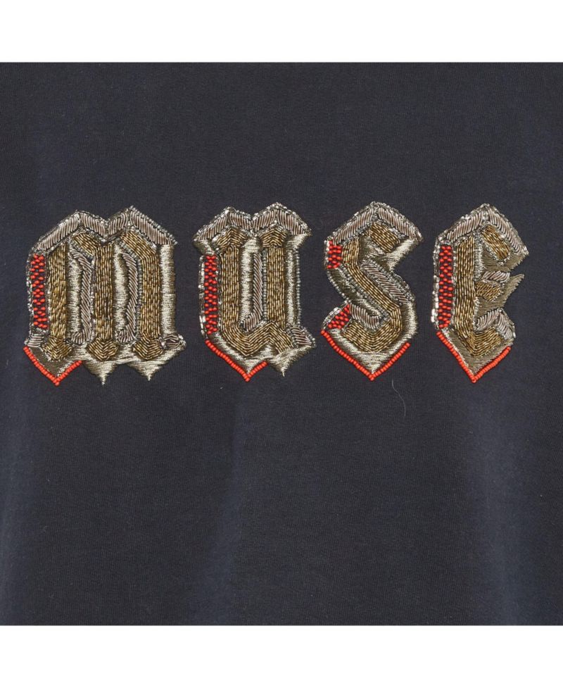 Women's Nay Embellished 'Muse' Cotton Fleece Top