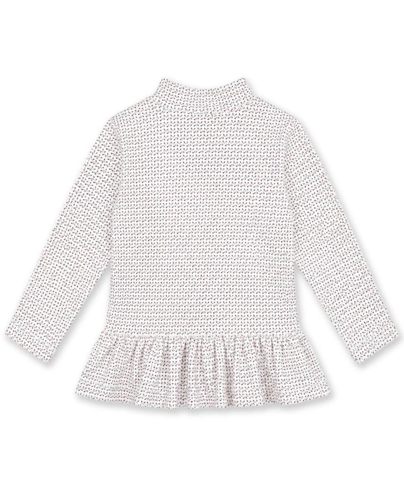 Girls' 4-16 Half-Zip Velour Tunic Sweatshirt