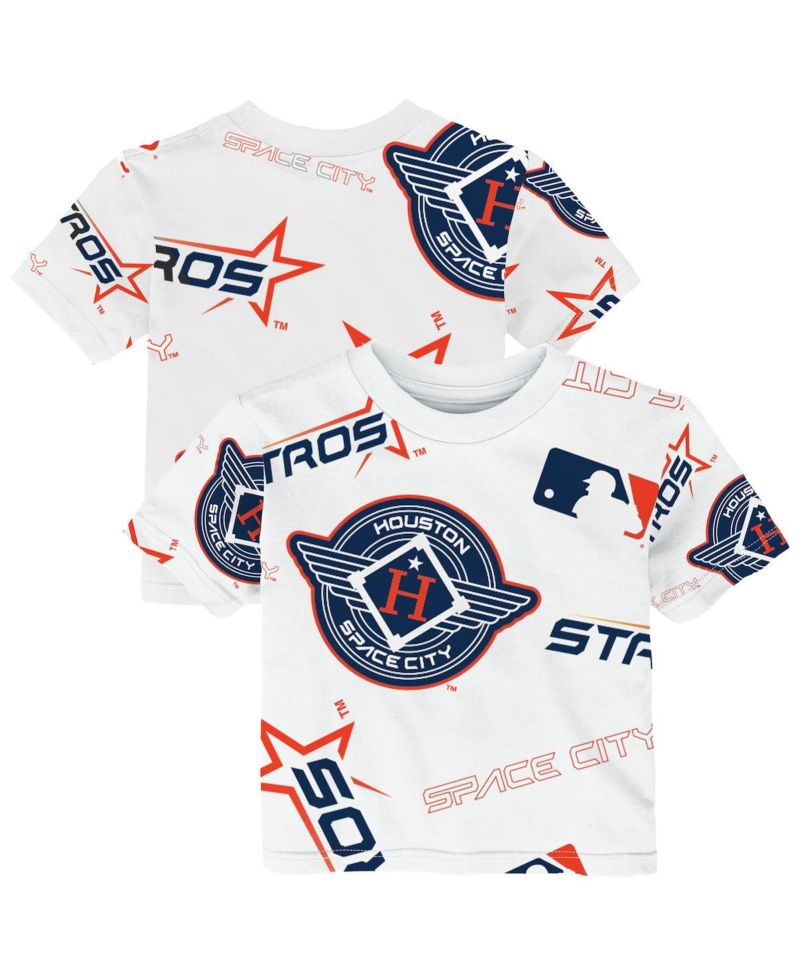 Baby Boys and Girls White Houston Astros Game Day T-Shirt