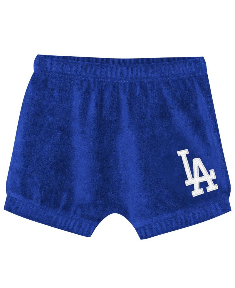 Girls Preschool Royal Los Angeles Dodgers Fashion Top and Shorts Set