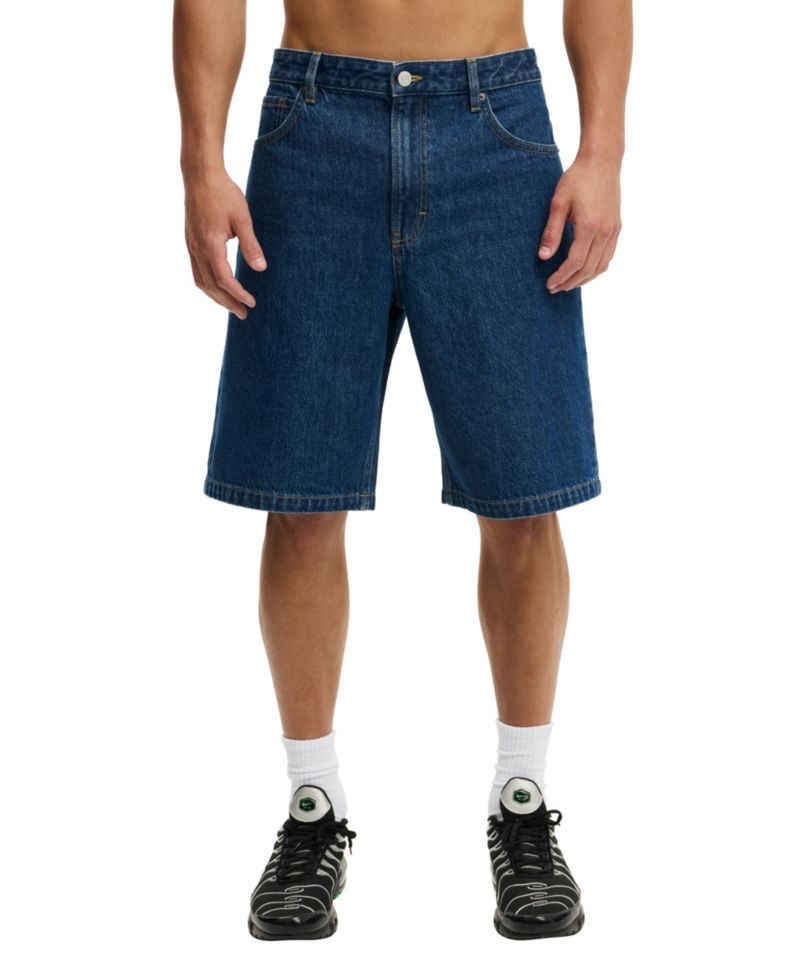 Men's Baggy Denim Shorts