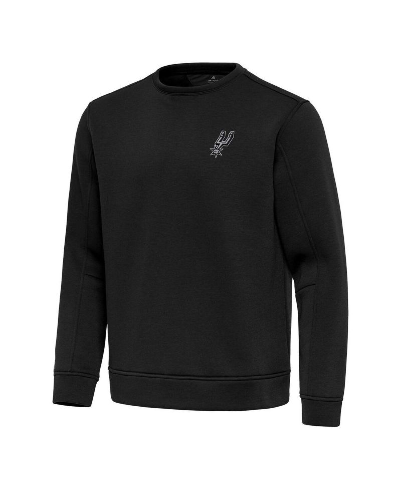 Men's Black San Antonio Spurs Relevant Pullover Sweatshirt