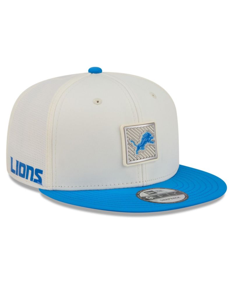 Men's Cream/Blue Detroit Lions 2026 NFL Training Camp 9FIFTY Snapback Hat