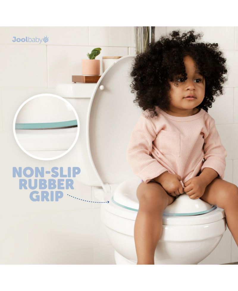Kids Potty Training Seat - Splash Guard, Non-Slip & Free Storage Hook - Unisex