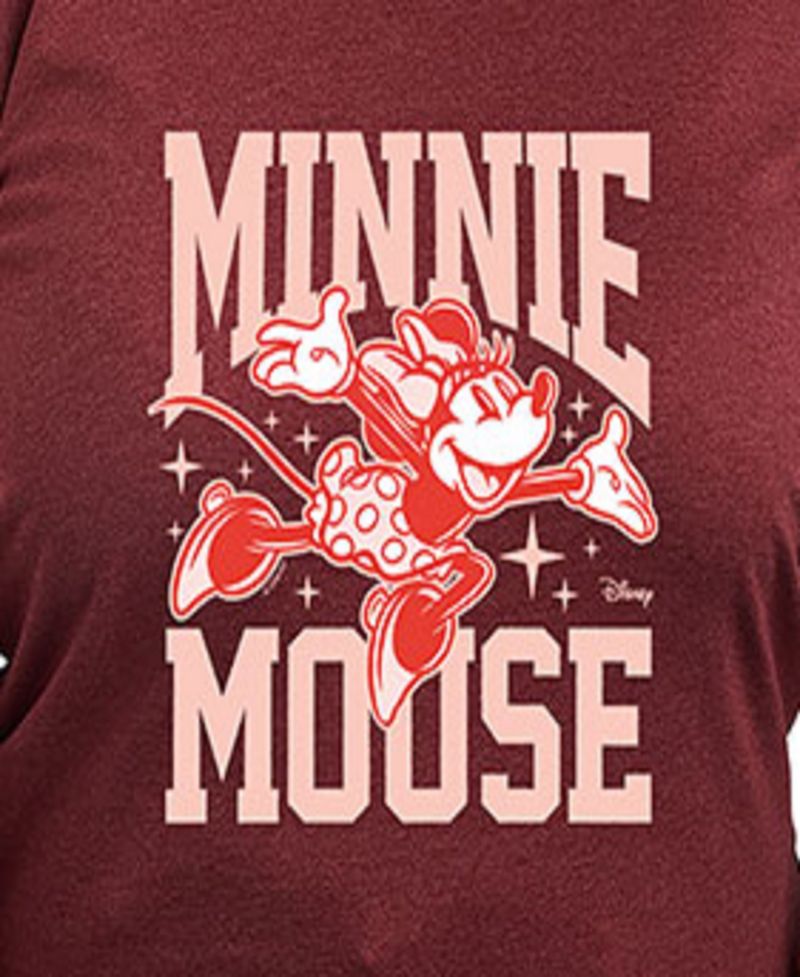 Plus Size Disney Minnie Mouse Graphic Pullover T-shirt