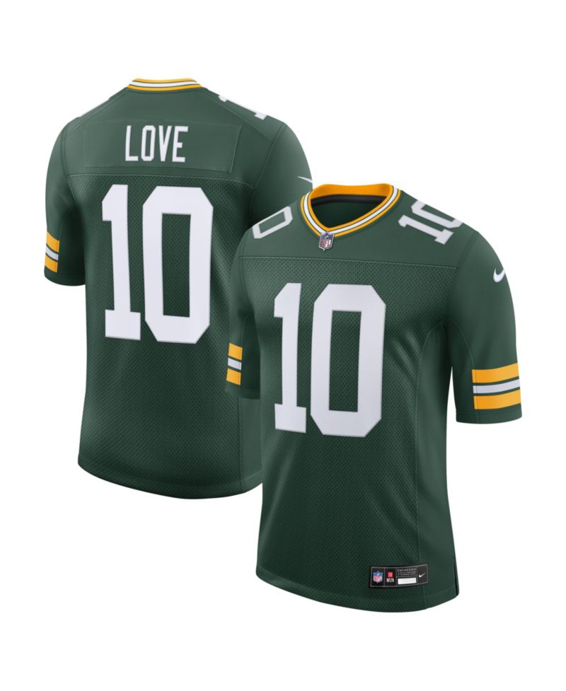 Men's Jordan Love Green Green Bay Packers Vapor Untouchable Stitched Limited Jersey