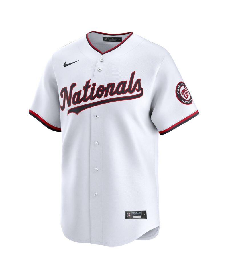 Men's Dylan Crews White Washington Nationals Home Limited Player Jersey