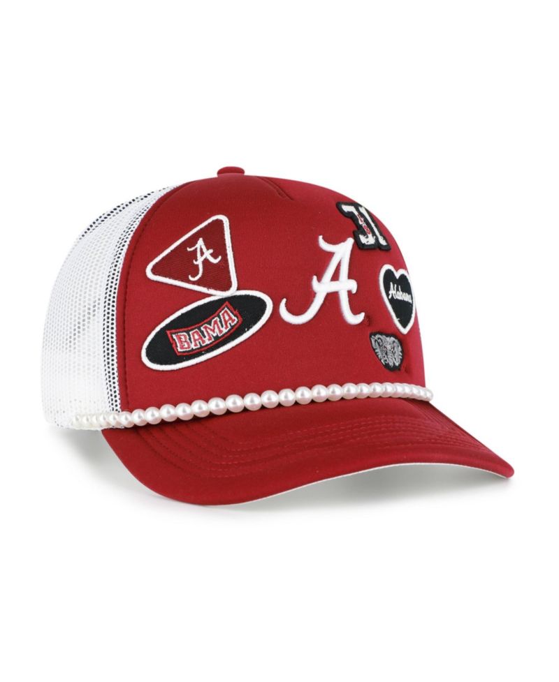 Men's Crimson/White Alabama Crimson Tide Rally On Hitch Adjustable Hat