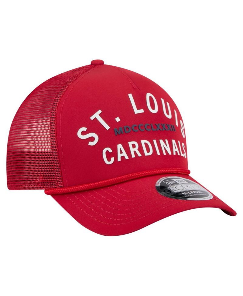 Men's Red St. Louis Cardinals Minimalist 9FORTY A-Frame Adjustable Hat