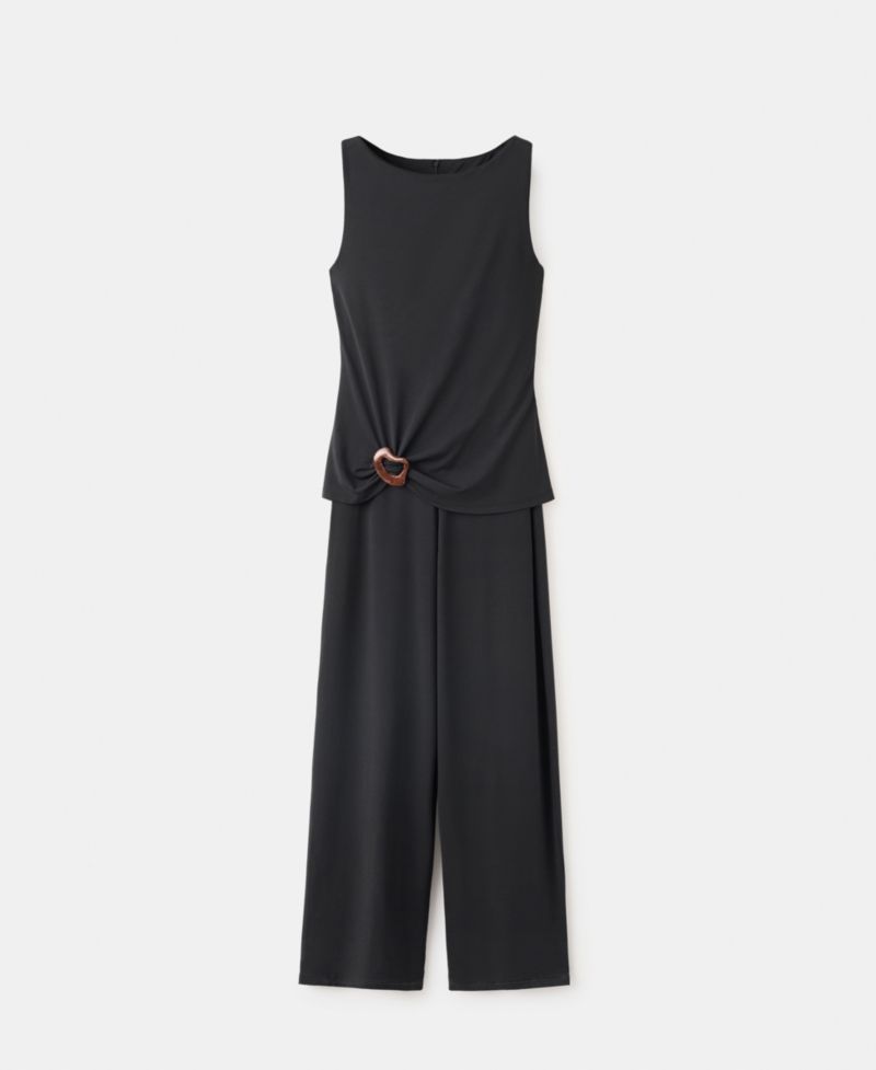 Women's Resin Applique Combined Jumpsuit