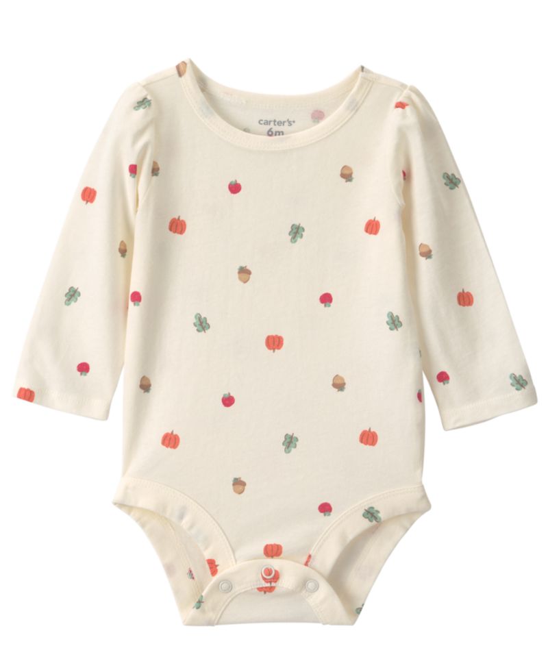 Baby Girls' Thanksgiving Crewneck Top, Sleeveless Dress and Headwrap, 3-Piece Set