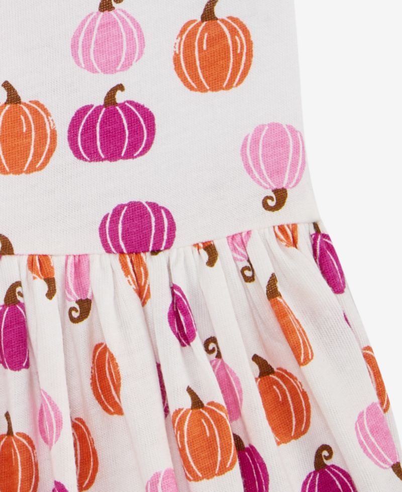 Toddler Girls' 12M-5T Pumpkin-Print Dress