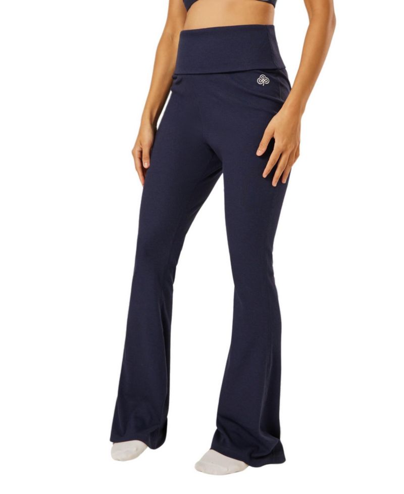 Women's Essential Everyday Foldover Flared Pants