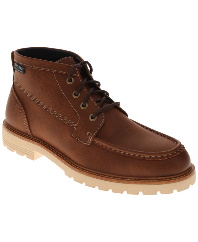 Men's Weston Lightweight Lugged Lace-Up Moc-Toe Boots
