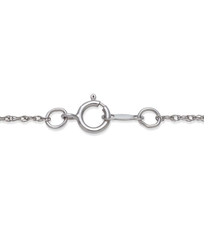 Cultured Freshwater Pearl (6-7 mm) and Diamond Accent Pendant in Sterling Silver