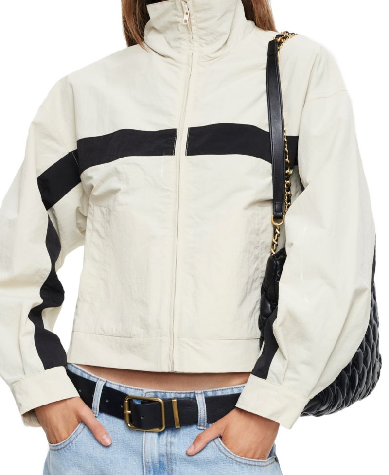 Women's Essential High-Neck Windbreaker Jacket