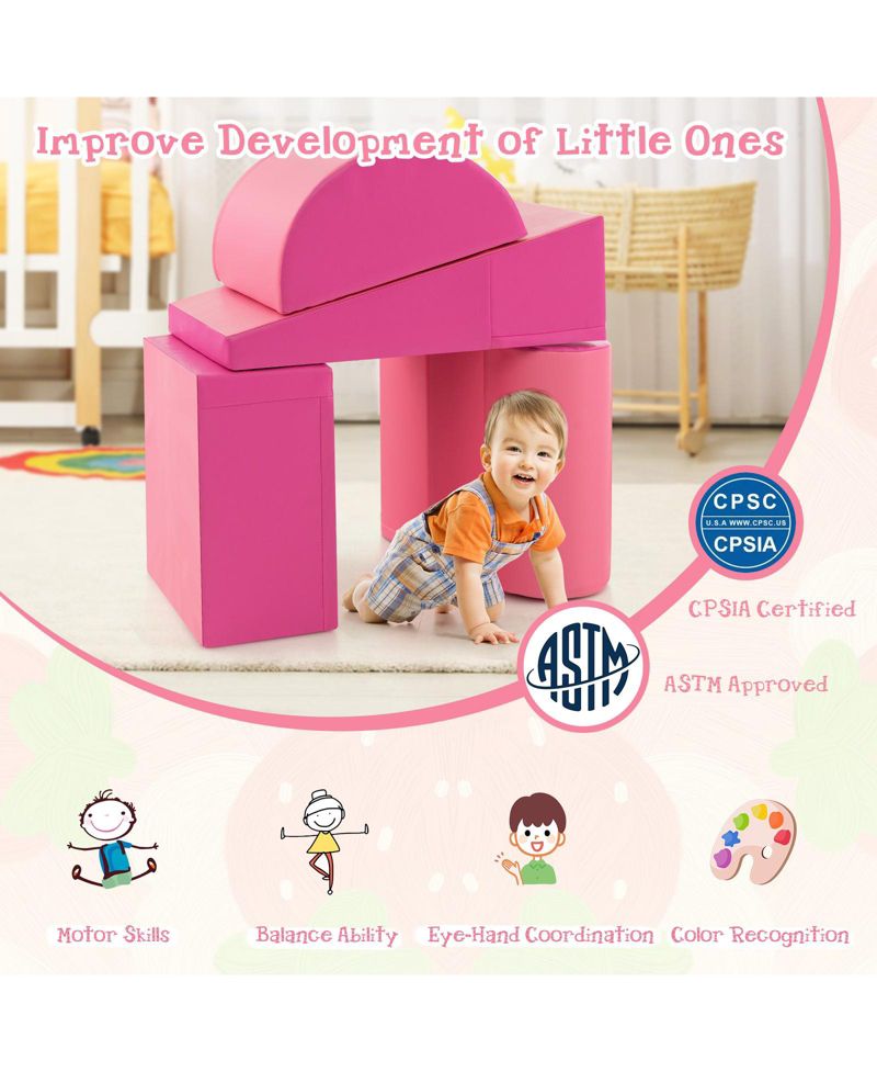 Foam Climb and Crawl Activity 5-Piece Set