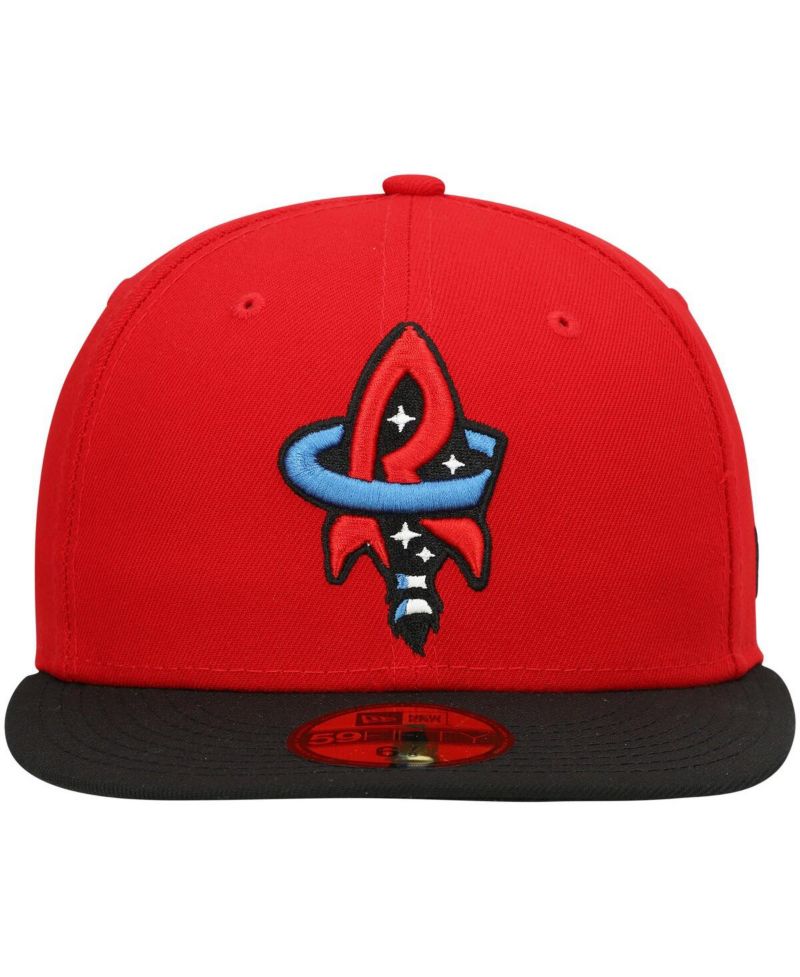 Men's Red Rocket City Trash Pandas Authentic Collection Team Alternate 59FIFTY Fitted Hat