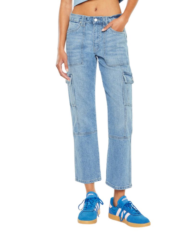 Women's Aaliyah High Rise Slim Straight Cargo Pants