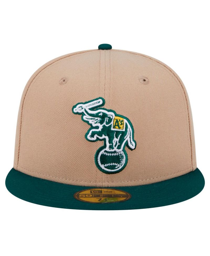 Men's Khaki Athletics 59FIFTY Fitted Hat