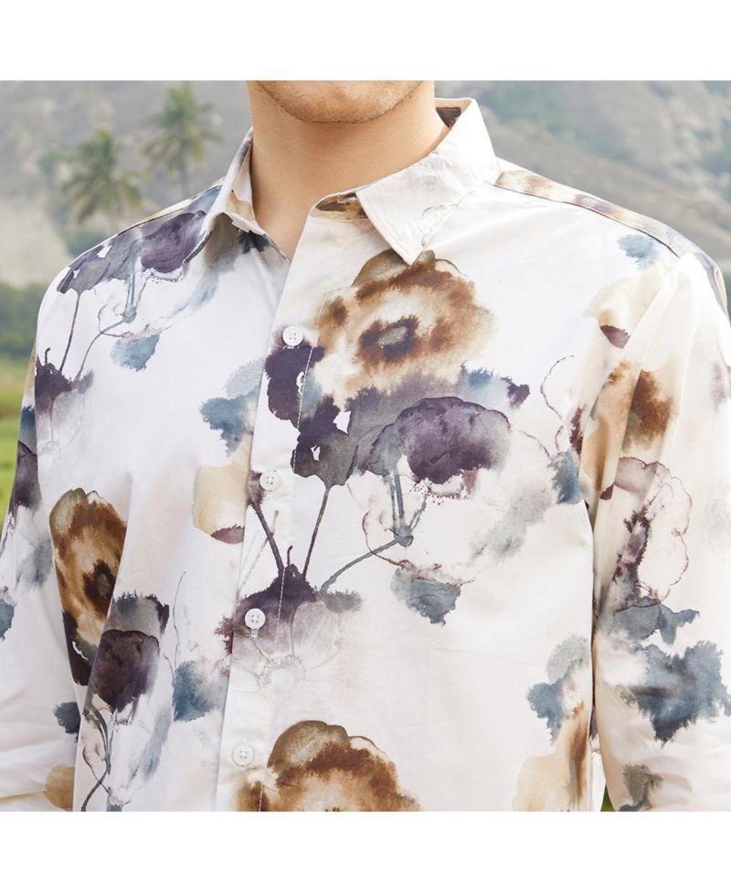 Men's Off-White Earthy Splotch Shirt