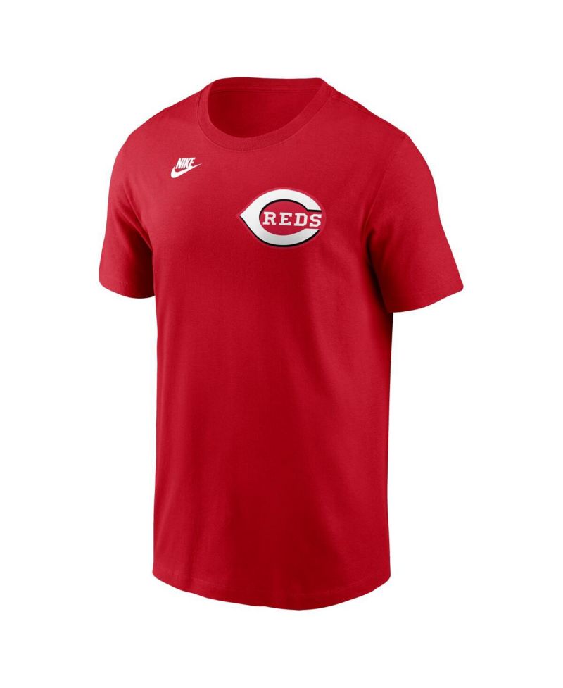 Men's Ken Griffey Jr. Red Cincinnati Reds Fuse Name & Number T-Shirt