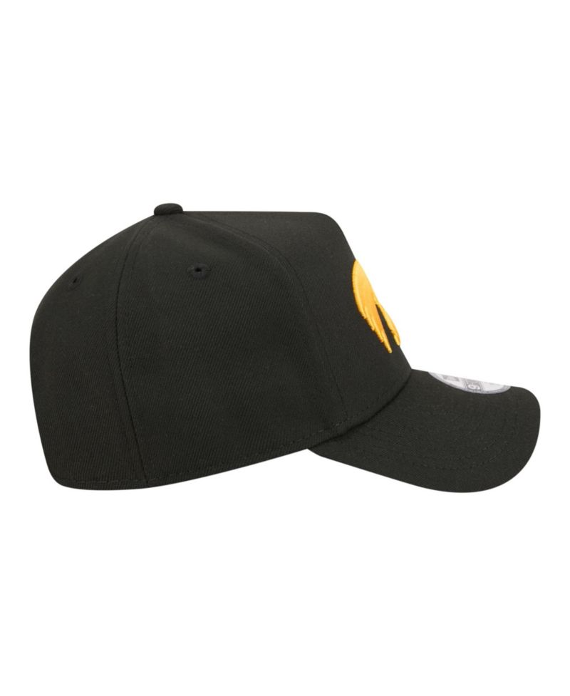 Big Boys and Girls Black Iowa Hawkeyes 9FORTY A-Frame Adjustable Hat