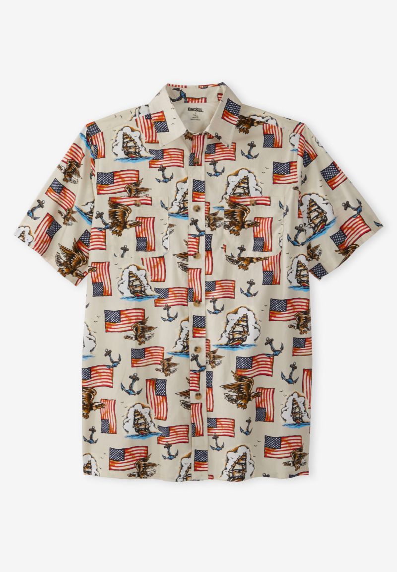 Big & Tall Short Sleeve American Sport Shirt