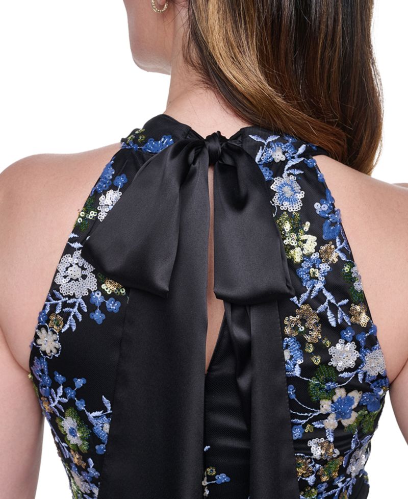 Women's Sleeveless Mock Neck Dress