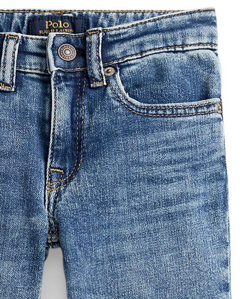 Girls' 2T-6X Flared Stretch Denim Jeans
