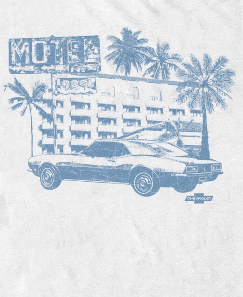 Men's General Motors License Camaro Motel T-Shirt
