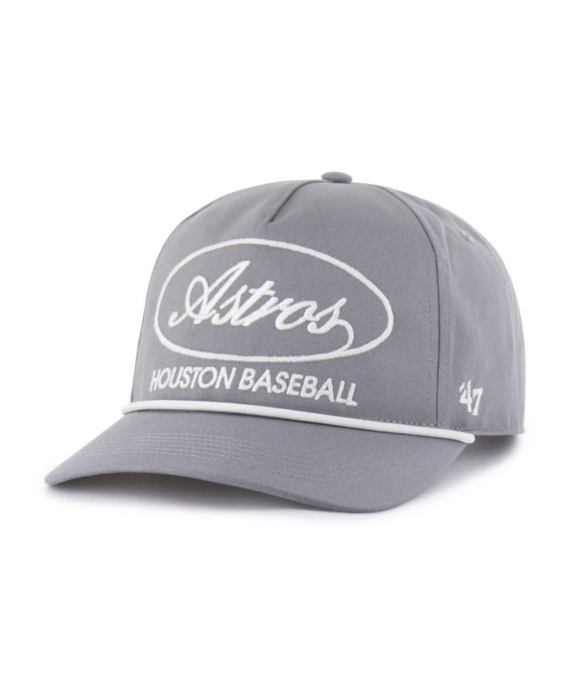 Men's Gray Houston Astros Foundational Hitch Adjustable Hat