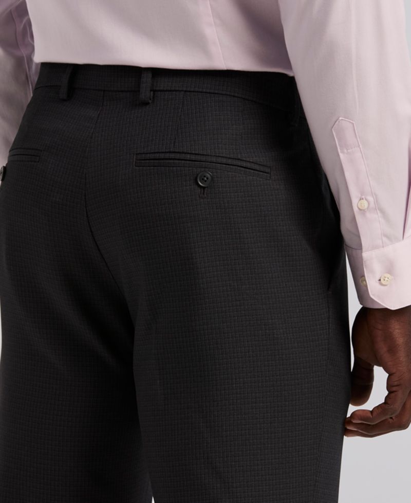 Men's Modern-Fit Stretch Solid Resolution Pants