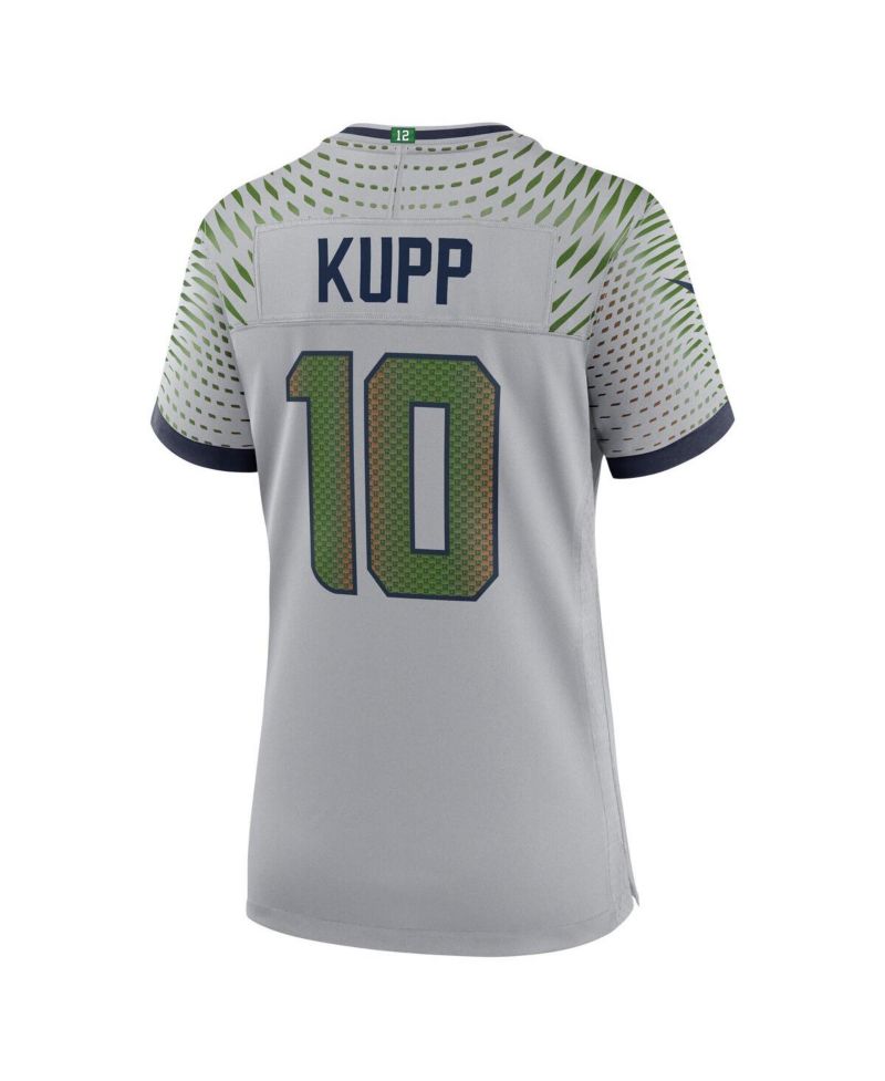 Women's Cooper Kupp Wolf Gray Seattle Seahawks 2025 Rivalries Collection Game Jersey